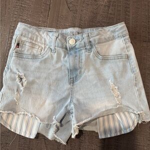 Vigoss Distressed Light Denim Shorts
